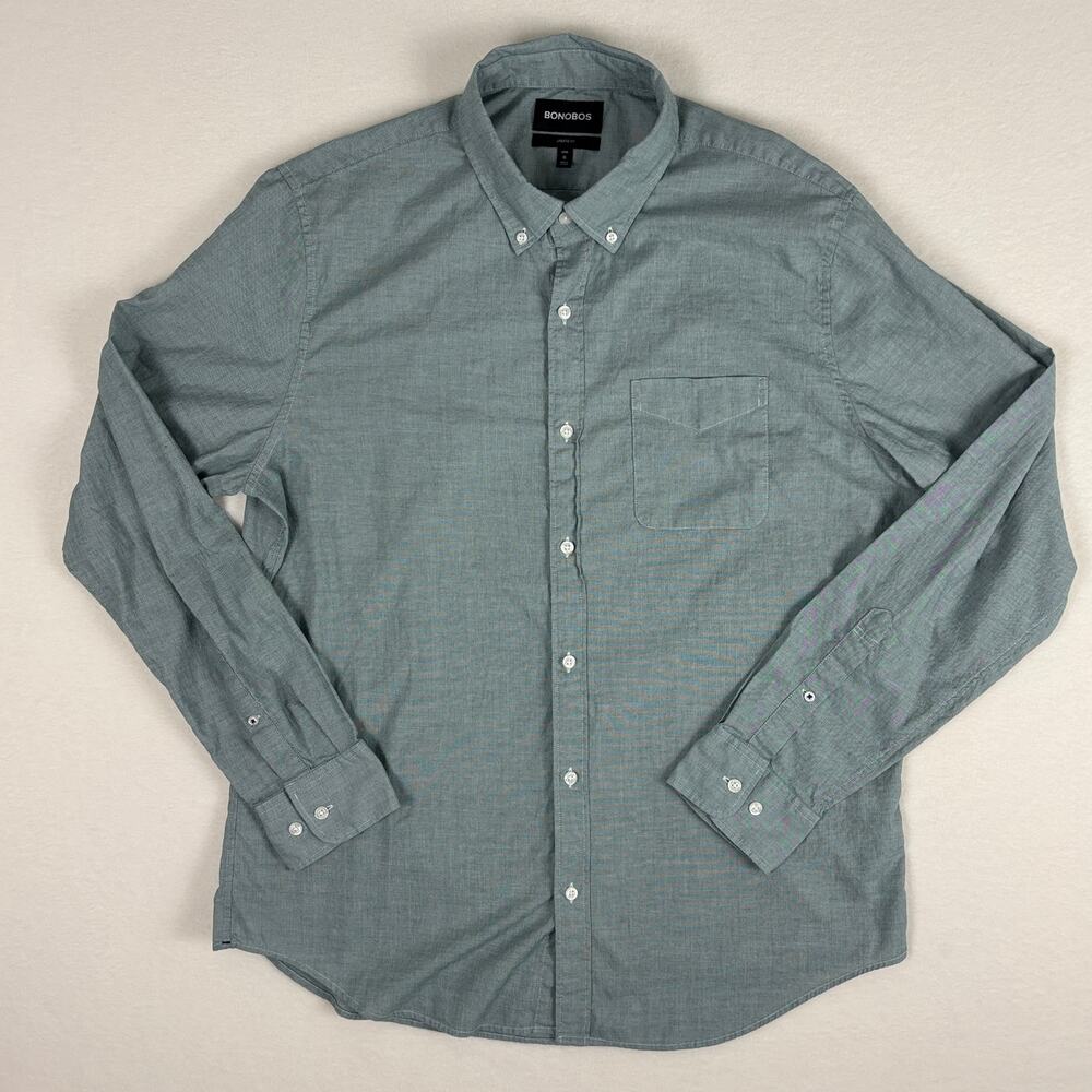 Bonobos Men's Long XL Athletic Fit Long Sleeve Button Down Chest Pocket Shirt